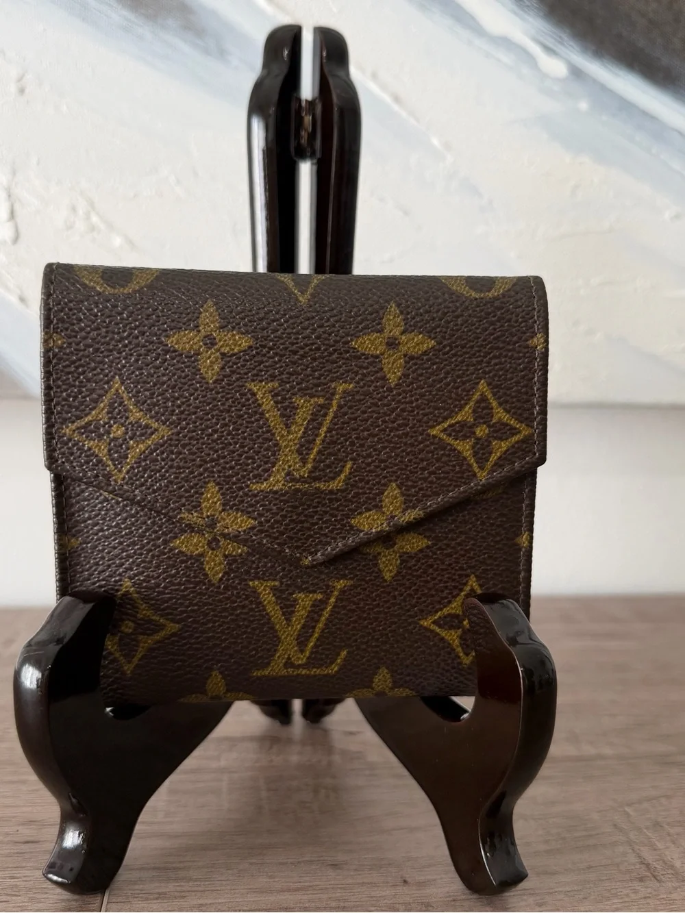 Louis Vuitton Brown Monogram Snap Compact Wallet